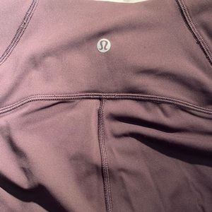 lululemon sleet sprinter cropped tight mesh sides